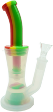 Load image into Gallery viewer, 8" Double Filter Silicone Rig