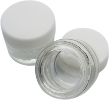 Load image into Gallery viewer, Glass Concentrate Jar (White Ridged Lid)