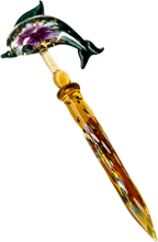 Load image into Gallery viewer, 6" Glass Animal Dab Tool