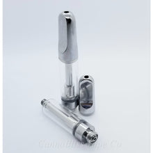Load image into Gallery viewer, Flat Silver Metal CCELL Cartridge 1ml - CannaBliss Vape Co.