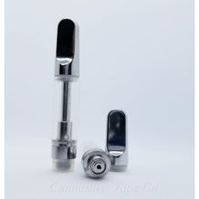 Load image into Gallery viewer, Flat Silver Metal CCELL Cartridge 1ml - CannaBliss Vape Co.