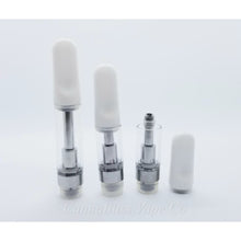 Load image into Gallery viewer, Flat White Ceramic CCELL Cartridge 0.5ml - CannaBliss Vape Co.