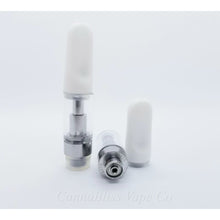 Load image into Gallery viewer, Flat White Ceramic CCELL Cartridge 0.5ml - CannaBliss Vape Co.