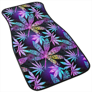 Trippy Weed Car Floor Mats