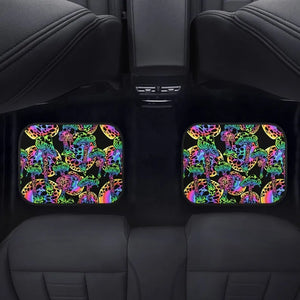 Glowing Psychedelic Car Floor Mats