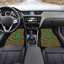 Load image into Gallery viewer, Rasta Leaf Car Floor Mats