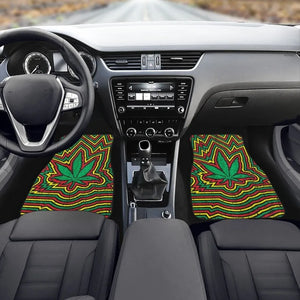 Rasta Leaf Car Floor Mats