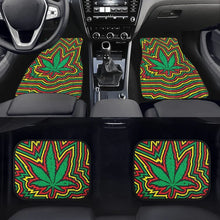 Load image into Gallery viewer, Rasta Leaf Car Floor Mats