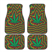 Load image into Gallery viewer, Rasta Leaf Car Floor Mats