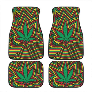 Rasta Leaf Car Floor Mats