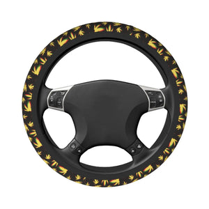 Rasta Leaf Steering Wheel Cover