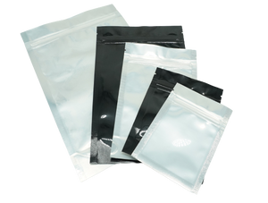 3.5g Clear/Black Mylar Bag