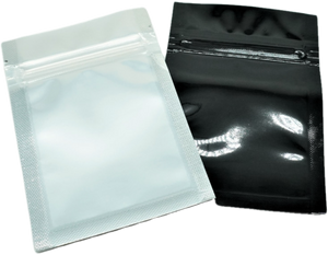 1g Clear/Black Mylar Bag