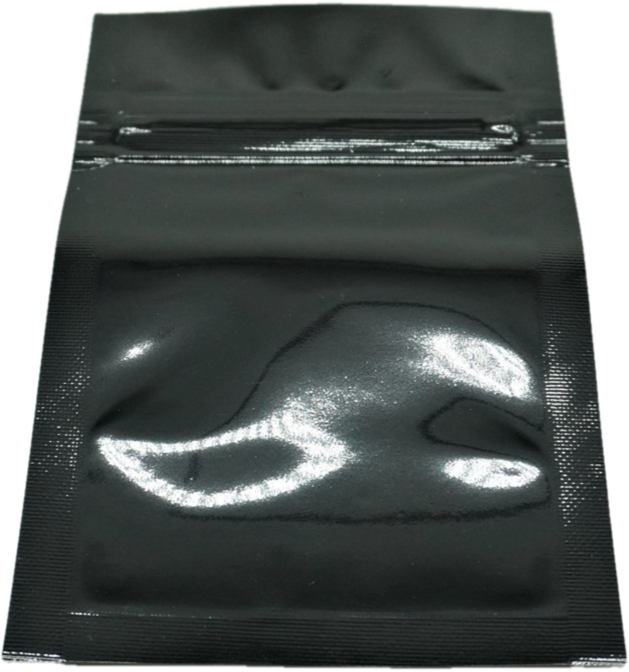 1g Black/Black Mylar Bag