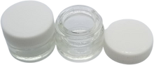 Load image into Gallery viewer, Glass Concentrate Jar (White Ridged Lid)
