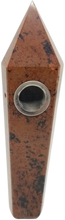 Load image into Gallery viewer, Red Obsidian Stone Pipe