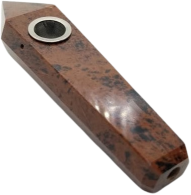 Red Obsidian Stone Pipe