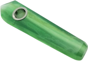 Green Fluorite Pipe