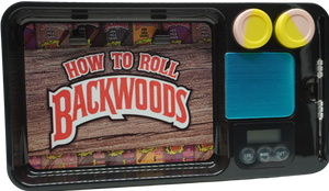 Backwood Glow  Rolling Tray & Scale Combo
