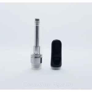 Flat Black Ceramic CCELL Cartridge 1ml - CannaBliss Vape Co.