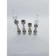 Load image into Gallery viewer, Flat Clear Plastic CCELL Cartridge 0.5ml - CannaBliss Vape Co.