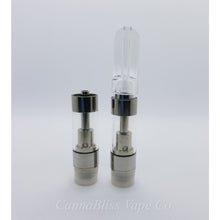 Load image into Gallery viewer, Flat Clear Plastic CCELL Cartridge 0.5ml - CannaBliss Vape Co.