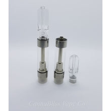 Load image into Gallery viewer, Flat Clear Plastic CCELL Cartridge 1ml - CannaBliss Vape Co.