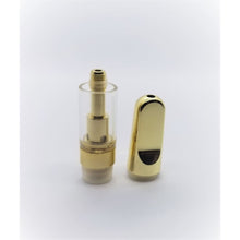 Load image into Gallery viewer, Flat Gold Metal CCELL Cartridge  0.5ml - CannaBliss Vape Co.