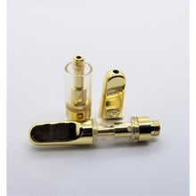 Load image into Gallery viewer, Flat Gold Metal CCELL Cartridge  0.5ml - CannaBliss Vape Co.