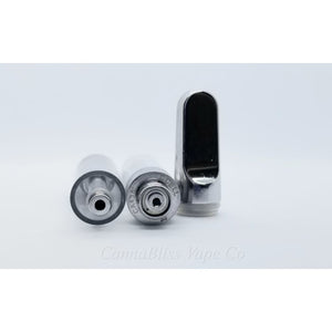 Flat Silver Metal CCELL Cartridge 1ml - CannaBliss Vape Co.