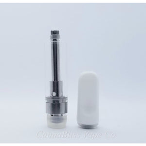 Flat White Ceramic CCELL Cartridge 1ml - CannaBliss Vape Co.