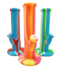 Load image into Gallery viewer, 10&quot; Silicone Straight Pipe Bong